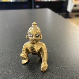 Laddu Gopal Golden Brass